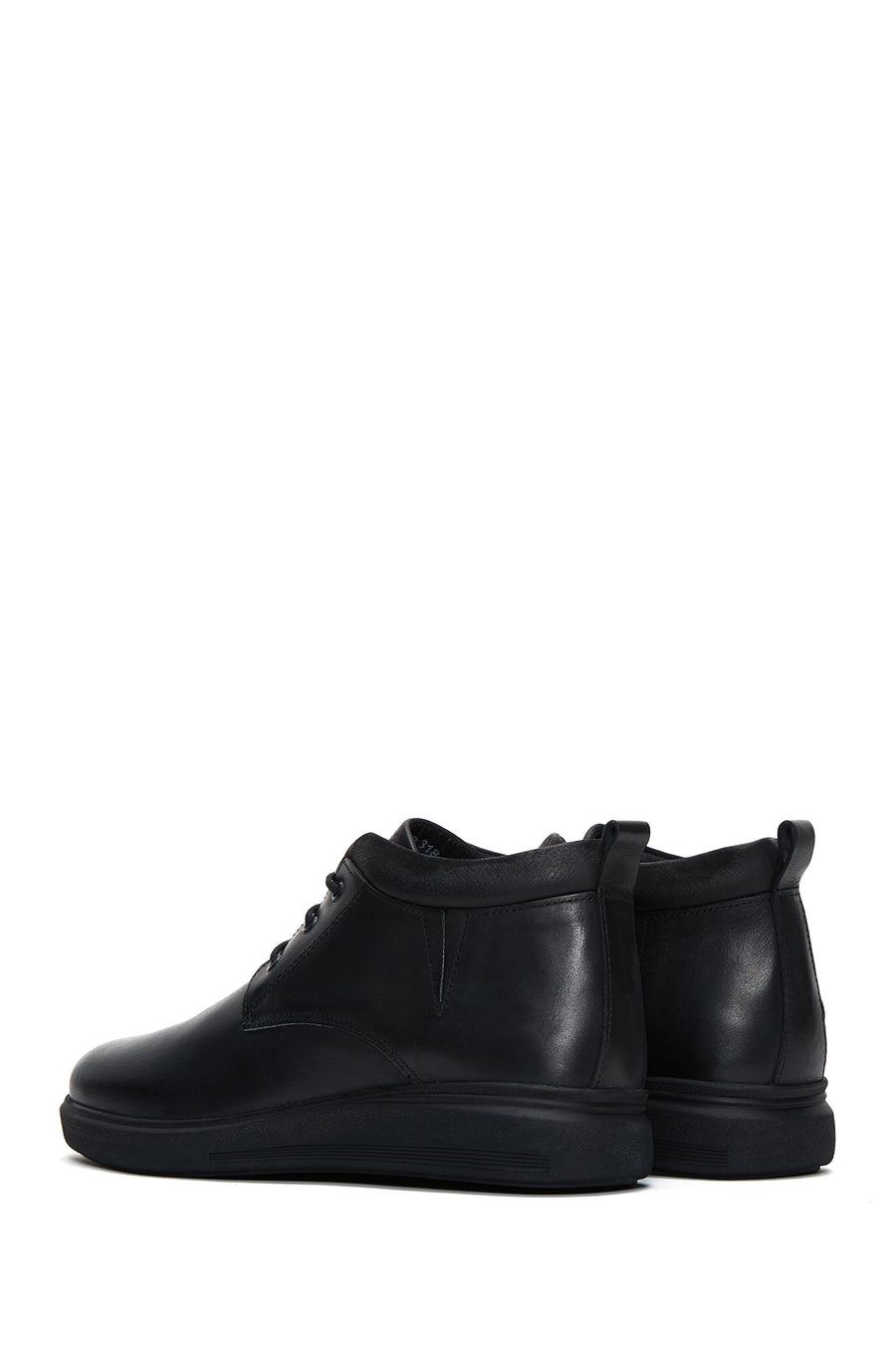 Men's Black Leather Casual Boots