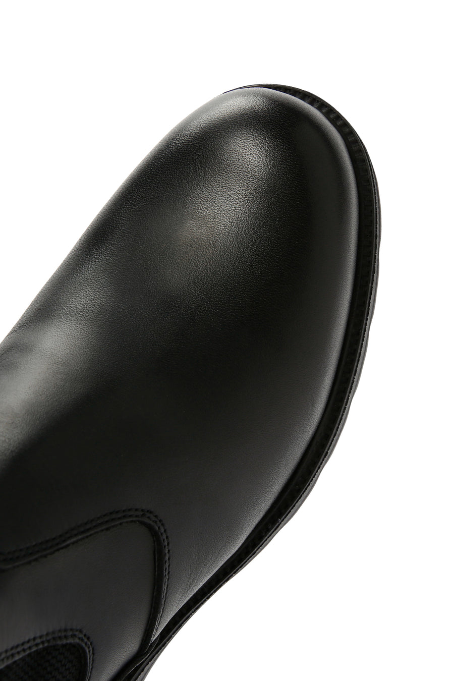 Men's Black Leather Chelsea Boots