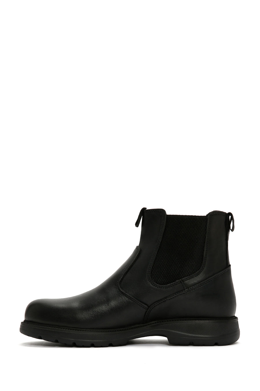 Men's Black Leather Chelsea Boots