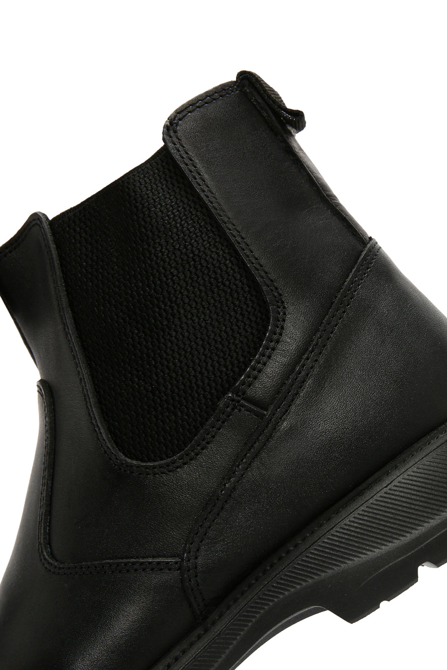 Men's Black Leather Chelsea Boots