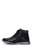 Men's Black Leather Boots | Derimod
