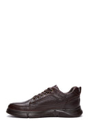 Men's Brown Leather Casual Sneaker | Derimod