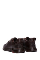 Men's Brown Leather Casual Sneaker | Derimod