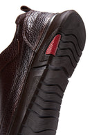 Men's Brown Leather Casual Sneaker | Derimod