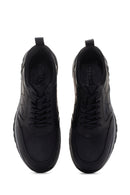Men's Black Thick Soled Casual Leather Shoes | Derimod