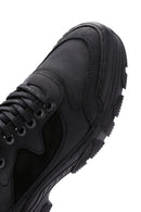 Men's Black Leather Casual Boots | Derimod