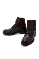 Men's Brown Zippered Casual Boots | Derimod