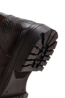 Men's Brown Zippered Casual Boots | Derimod