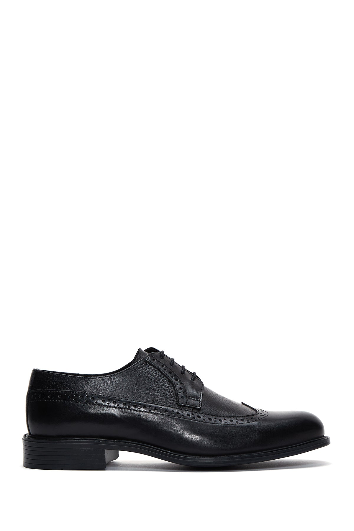 Men's Black Leather Classic Shoes 23WFD6971FT | Derimod