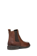 Geox Men's Brown Terence Leather Chelsea Boots | Derimod