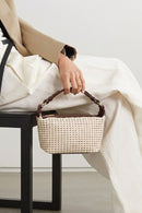 Woman Cream Mini Shoulder Bag with Long Strap | Derimod