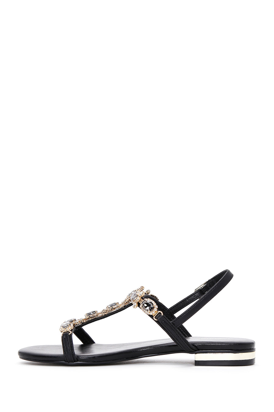 Women's Black Stone Sandals