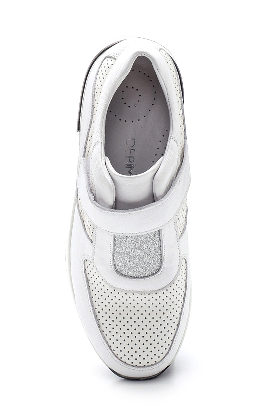 Women's White Leather Comfort Shoes