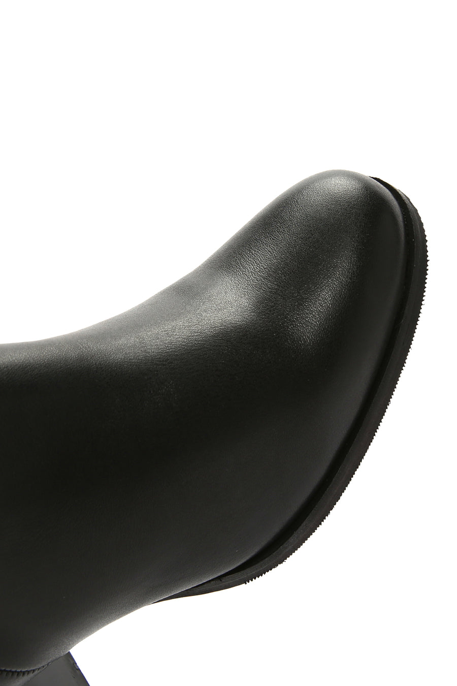 Women's Black Zippered Heeled Boots