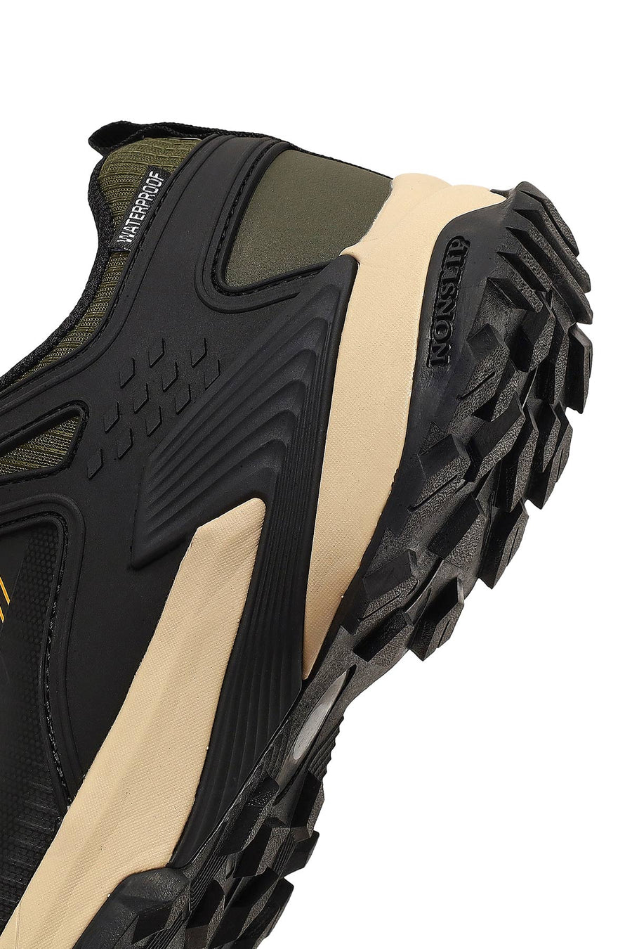 Derimod Dry Men's Khaki Lace-Up Waterproof Outdoor Shoes