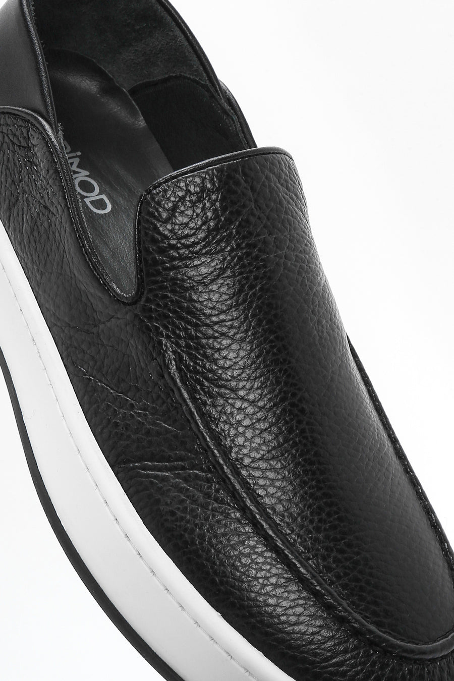 Erkek Siyah Deri Casual Loafer