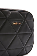 Women's Black Long Strap Quilted Crossbody Bag | Derimod
