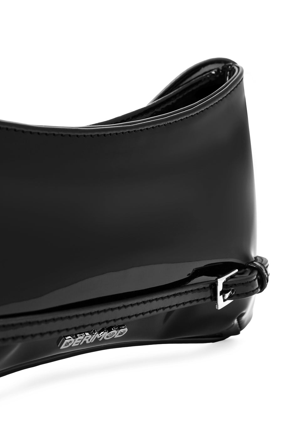 Women's Black Patent Leather Shoulder Bag