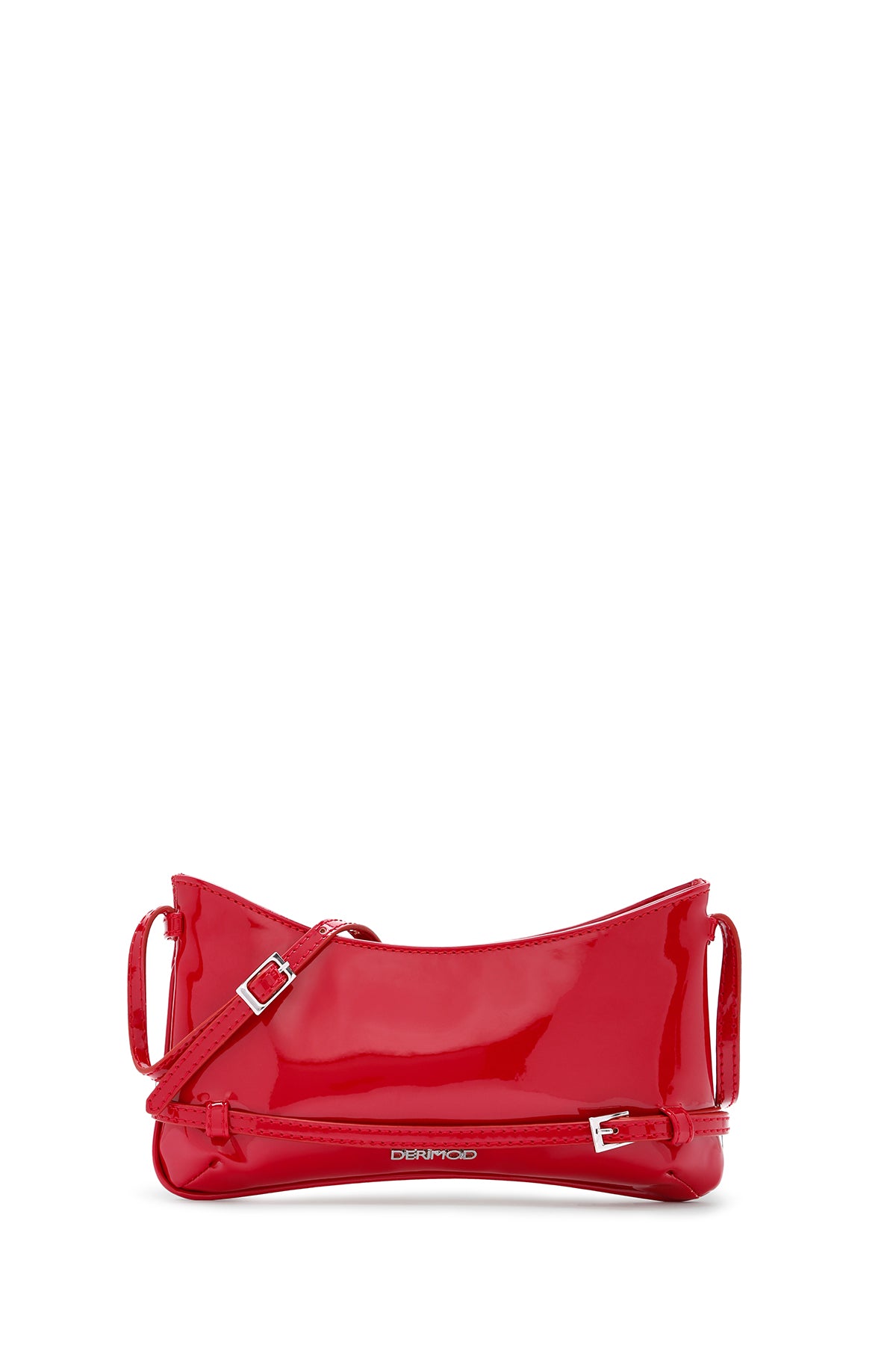 Women's Red Patent Leather Shoulder Bag 24SBD201216 | Derimod