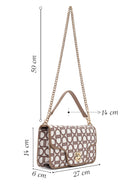 Women's Beige Long Strap Fabric Shoulder Bag | Derimod