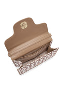 Women's Beige Long Strap Fabric Shoulder Bag | Derimod