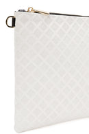 Women's White Long Chain Strap Clutch Bag | Derimod