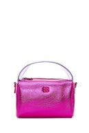 Women's Pink Long Strap Metallic Crossbody Bag | Derimod