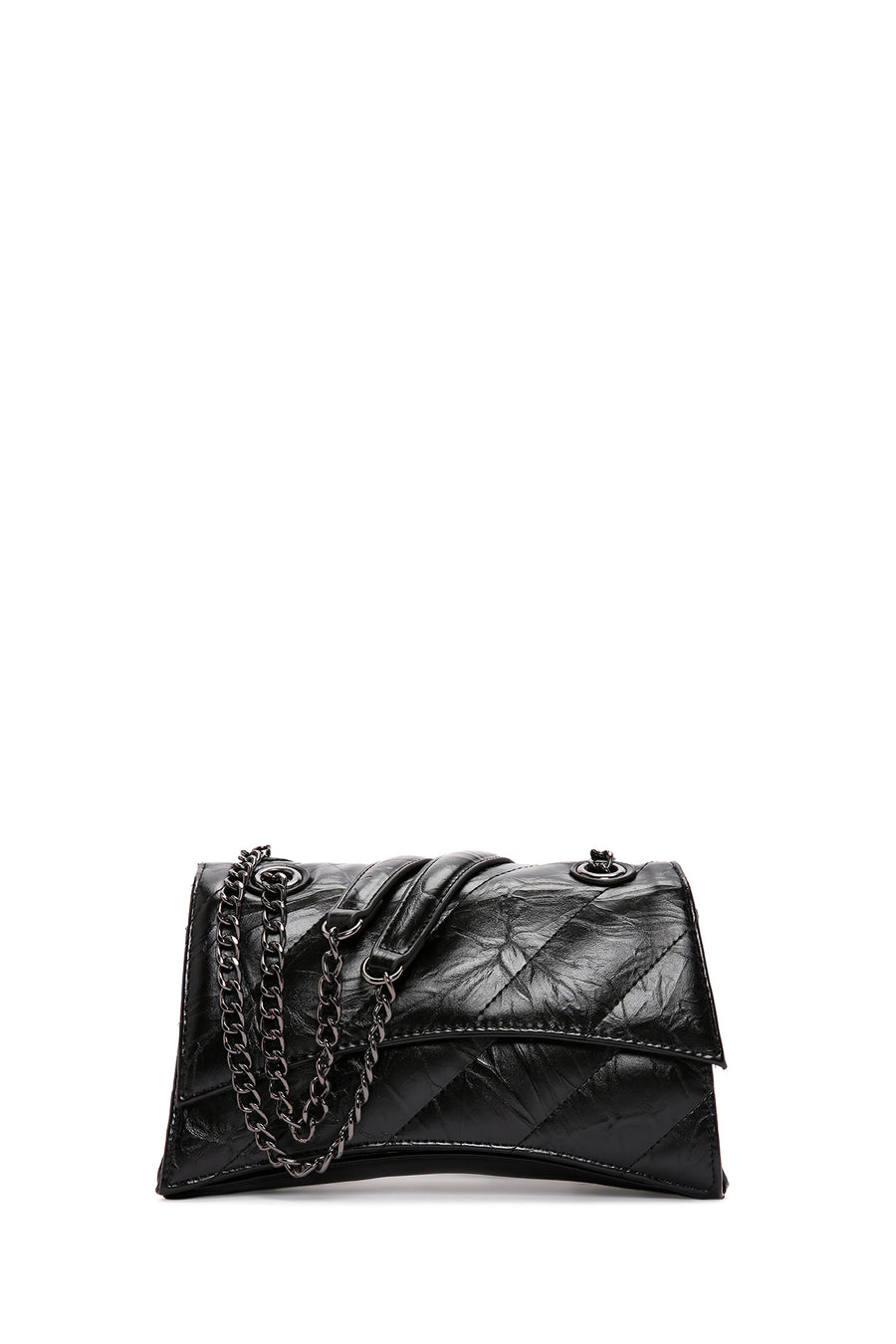 Women's Black Long Strap Quilted Handbag 24SBD2437KP | Derimod