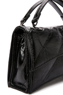 Women's Black Long Strap Quilted Handbag | Derimod