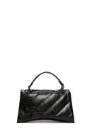 Women's Black Long Strap Quilted Handbag | Derimod