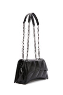 Women's Black Long Strap Quilted Handbag | Derimod