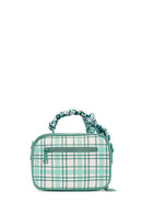 Women's Green Long Strap Printed Crossbody Bag | Derimod