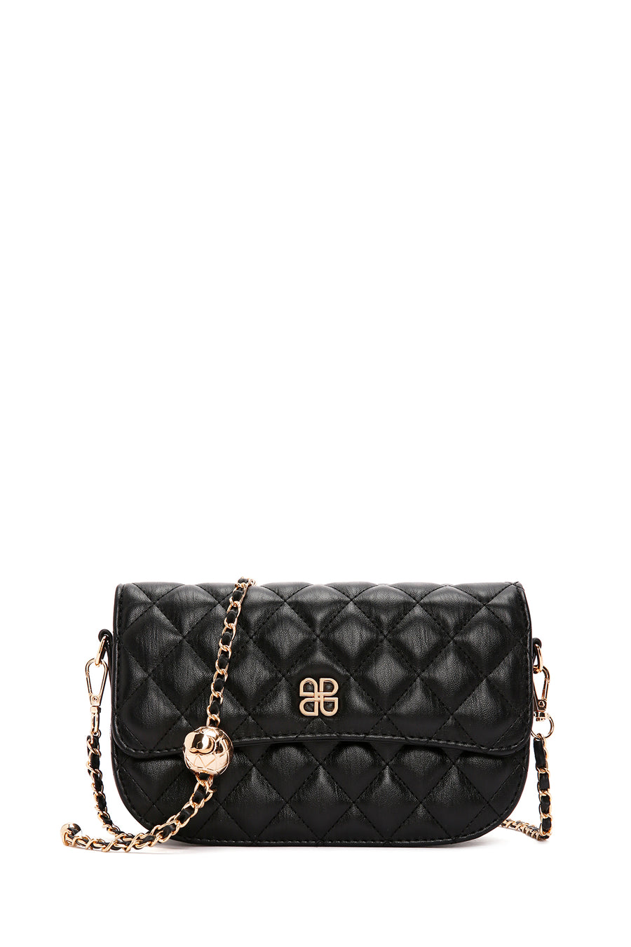Women's Black Long Strap Quilted Crossbody Bag 24SBD2479KP | Derimod