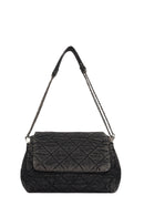 Women's Black Long Strap Denim Shoulder Bag | Derimod