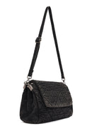 Women's Black Long Strap Denim Shoulder Bag | Derimod