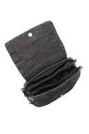 Women's Black Long Strap Denim Shoulder Bag | Derimod
