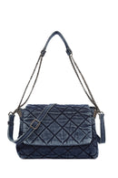 Women's Blue Long Strap Jean Shoulder Bag | Derimod