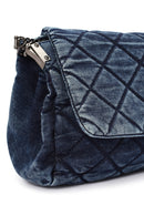 Women's Blue Long Strap Jean Shoulder Bag | Derimod