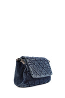 Women's Blue Long Strap Jean Shoulder Bag | Derimod