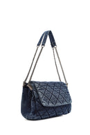 Women's Blue Long Strap Jean Shoulder Bag | Derimod