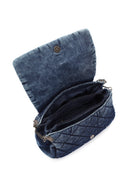 Women's Blue Long Strap Jean Shoulder Bag | Derimod
