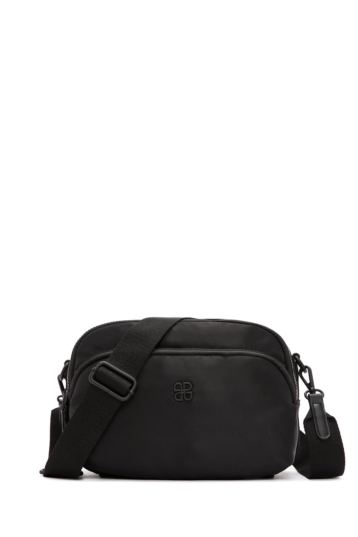 Women's Black Long Strap Fabric Crossbody Bag 24SBD25366F | Derimod