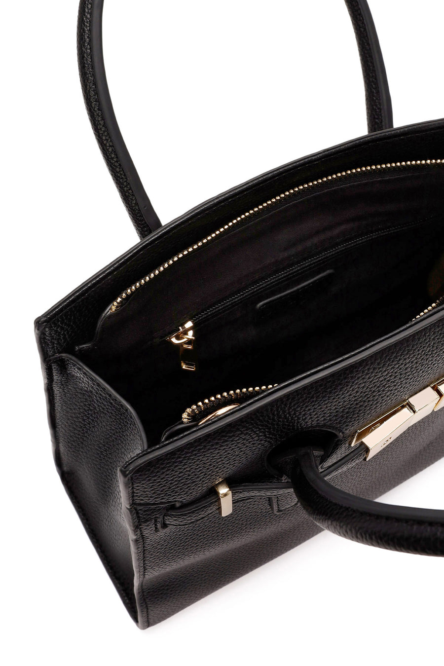 Women's Black Long Strap Classic Handbag