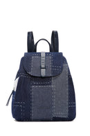 Women's Blue Fabric Backpack | Derimod