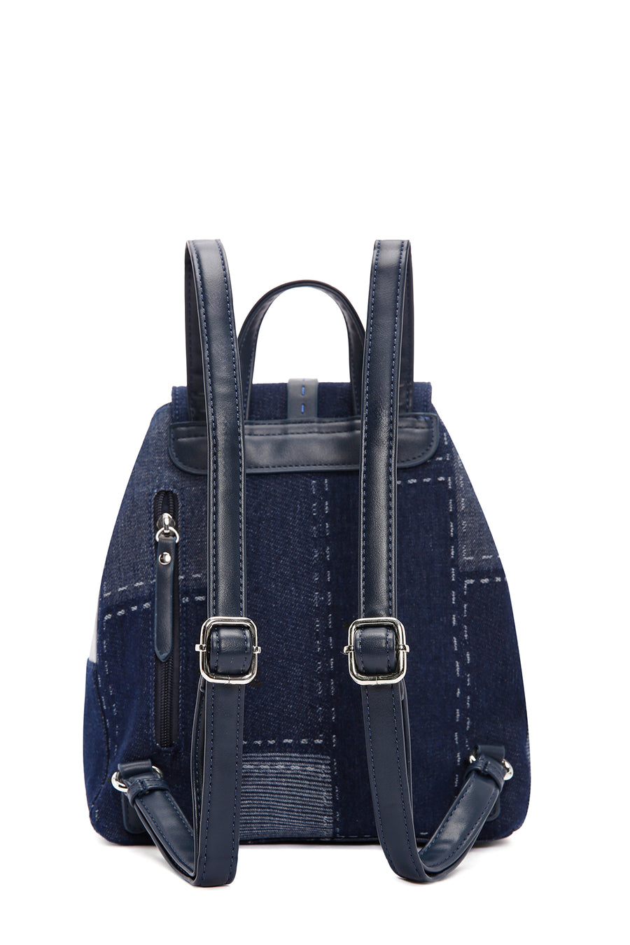 Women's Blue Fabric Backpack
