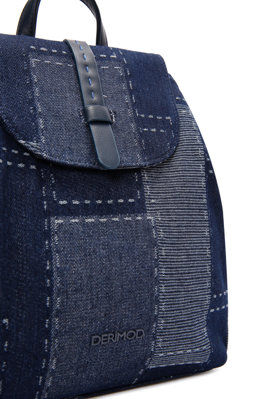 Women's Blue Fabric Backpack