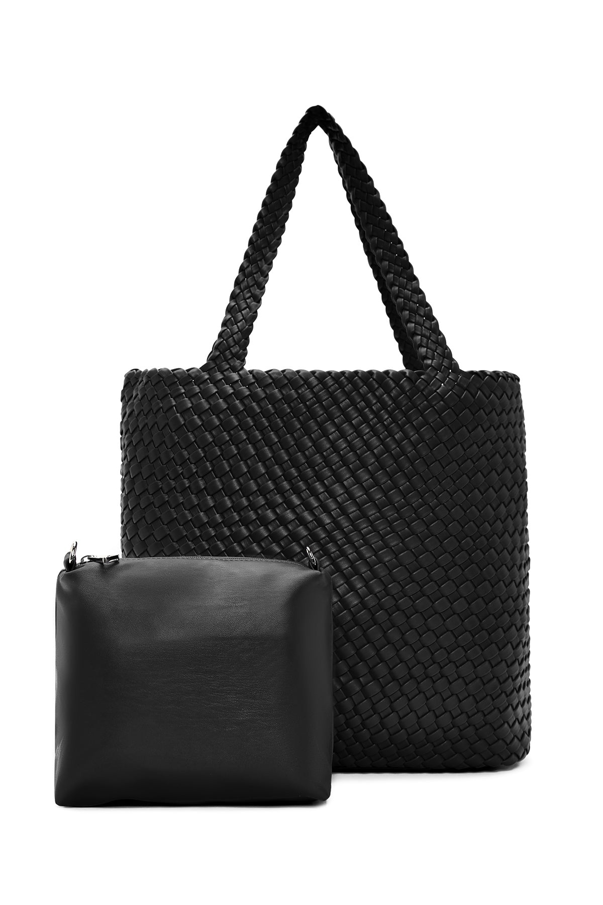 Women's Black Long Strap Knitted Shoulder Bag 24SBD262229 | Derimod