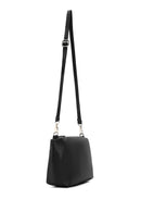 Women's Black Long Strap Knitted Shoulder Bag | Derimod
