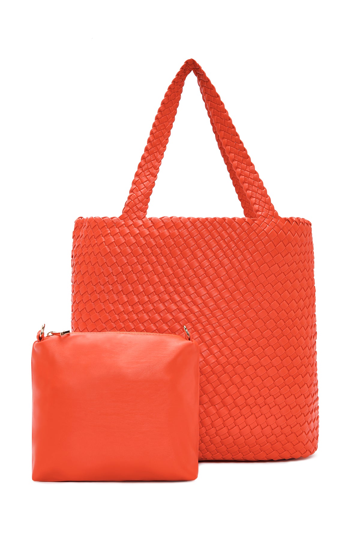 Women's Orange Long Strap Knitted Shoulder Bag 24SBD262229 | Derimod
