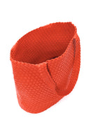 Women's Orange Long Strap Knitted Shoulder Bag | Derimod